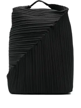 Pleats Please Issey Miyake: Чёрный рюкзак 