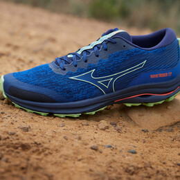 Mizuno: Синие кроссовки 