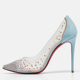 Christian Louboutin: Голубые туфли 