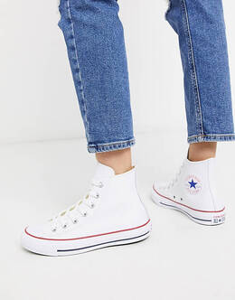 Converse: Белые кроссовки  Chuck Taylor All Star Hi