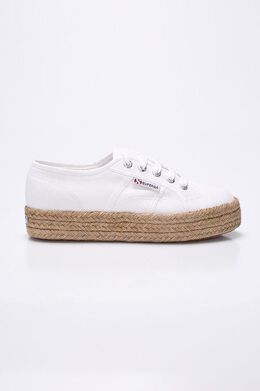 Superga: Белые кроссовки 