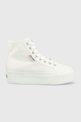 Superga: Белые кроссовки 