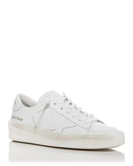 Golden Goose: Белые кеды  Stardan