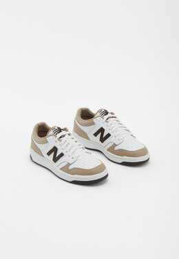New Balance: Белые кроссовки 