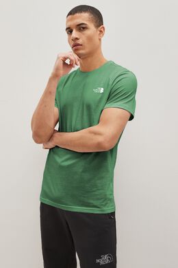 The North Face: Зелёная футболка 