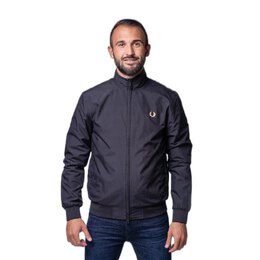 Fred Perry: Чёрная куртка  Brentham