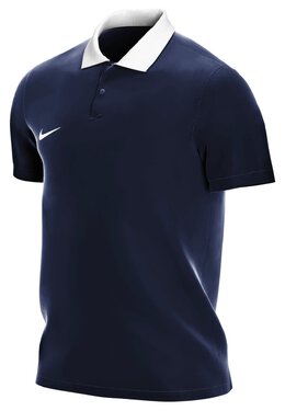 Nike: Синее поло  Dri FIT