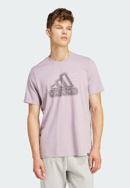 Adidas: Футболка с принтом 