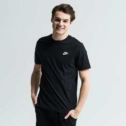 Nike: Чёрная футболка 