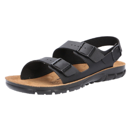 Birkenstock: Чёрные сандалии 