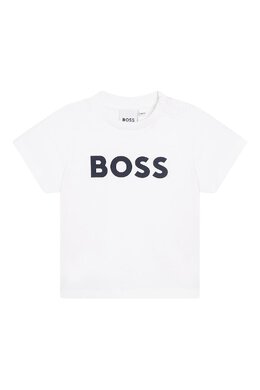 Boss Kidswear: Чёрная футболка 