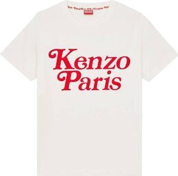 Kenzo: Белая футболка 