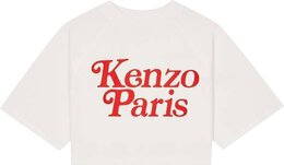 Kenzo: Белая футболка 