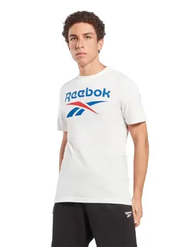 Reebok: Белая футболка 