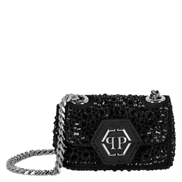 Philipp Plein: Чёрная сумка  Iconic Plein