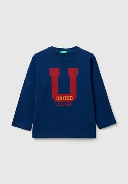 United Colors of Benetton: Синий свитшот 