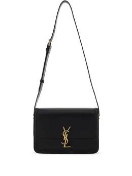 Saint Laurent: Чёрная сумка  Monogram