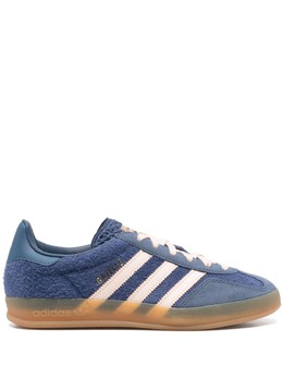 adidas: Голубые кроссовки  Gazelle Indoor