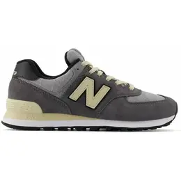 New Balance: Серые кроссовки  574