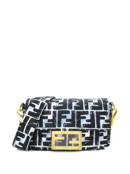 Fendi Pre-Owned: Голубая сумка 