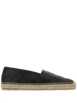 Saint Laurent: Чёрные мокасины  Monogram