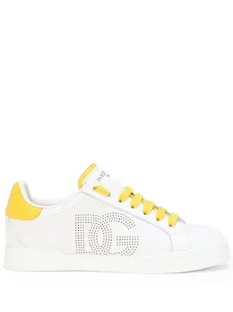 Dolce & Gabbana: Белые кроссовки 