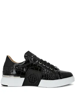 Philipp Plein: Чёрные кроссовки 