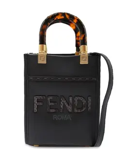 Fendi Pre-Owned: Серая сумка-шоппер 