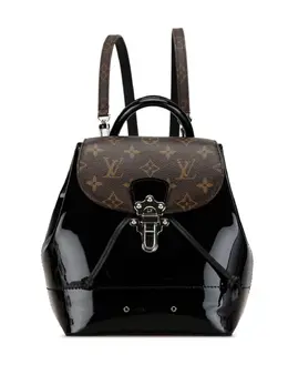 Louis Vuitton Pre-Owned: Чёрный рюкзак 