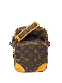 Louis Vuitton Pre-Owned: Коричневая сумка через плечо 