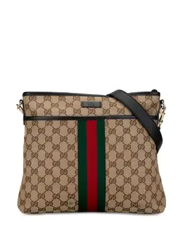 Gucci Pre-Owned: Коричневая сумка через плечо 