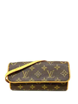 Louis Vuitton Pre-Owned: Коричневая сумка через плечо 