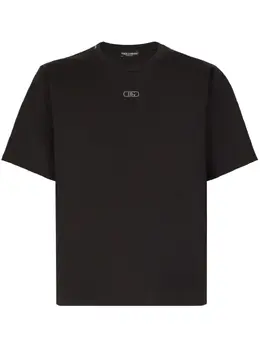 Dolce & Gabbana: Чёрная футболка  T