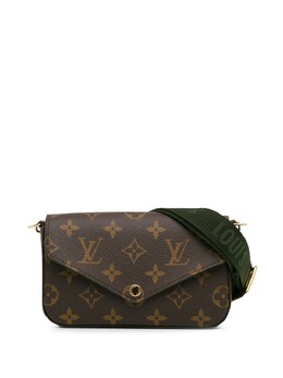 Louis Vuitton Pre-Owned: Коричневая сумка через плечо 