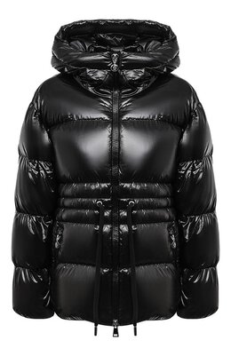 Moncler: Пуховик с воротником 