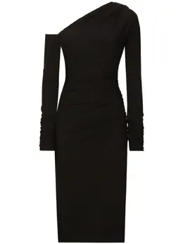 Dolce & Gabbana: Драпированное платье 