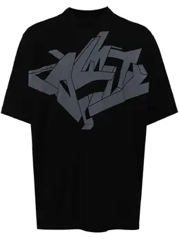 Marcelo Burlon County of Milan: Чёрная футболка 