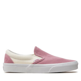 Vans: Светлые кроссовки  Classic Slip On