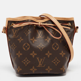 Louis Vuitton: Коричневая сумка 