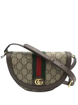 Gucci Pre-Owned: Коричневая сумка через плечо 