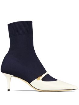 Jimmy Choo: Синие ботинки 