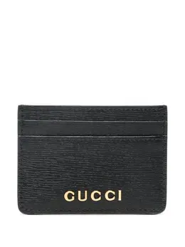 Gucci: Чёрный картхолдер 