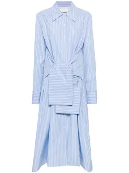 Jil Sander: Платье в полоску 