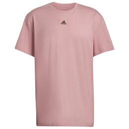 Adidas: Фиолетовая футболка 