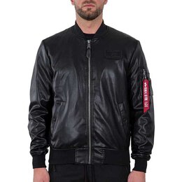 Alpha Industries: Кожаная куртка 