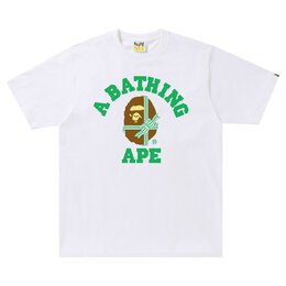 A BATHING APE: Белая футболка 