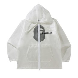 A BATHING APE: Прозрачная куртка 