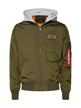 Alpha Industries: Куртка цвета хаки 