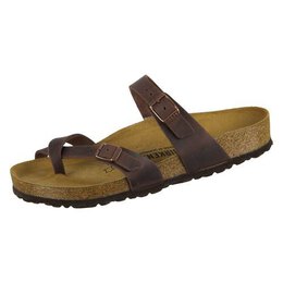 Birkenstock: Коричневые сандалии  Mayari