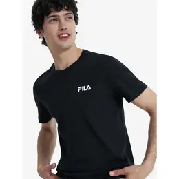 Fila: Чёрная футболка 